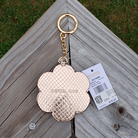 Michael Kors Rose Bag Charm Pink - Picture 2 of 2